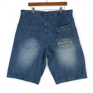 Vintage Paco Denim LTD Shorts Mens 38x13 Y2K Baggy Streetwear Jorts Skater Rap